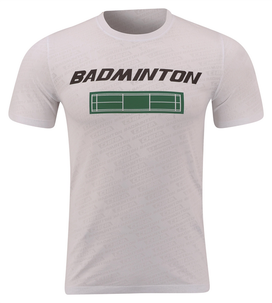 Badminton Culture Shirt Court weiß UNISEX - AHSP697-2 3XL = XXL EU