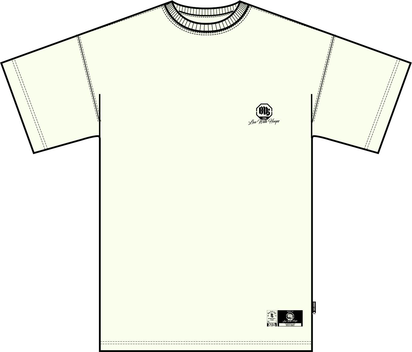 Unisex Basketball T-Shirt "BADFIVE" -No War- white - AHST281-1