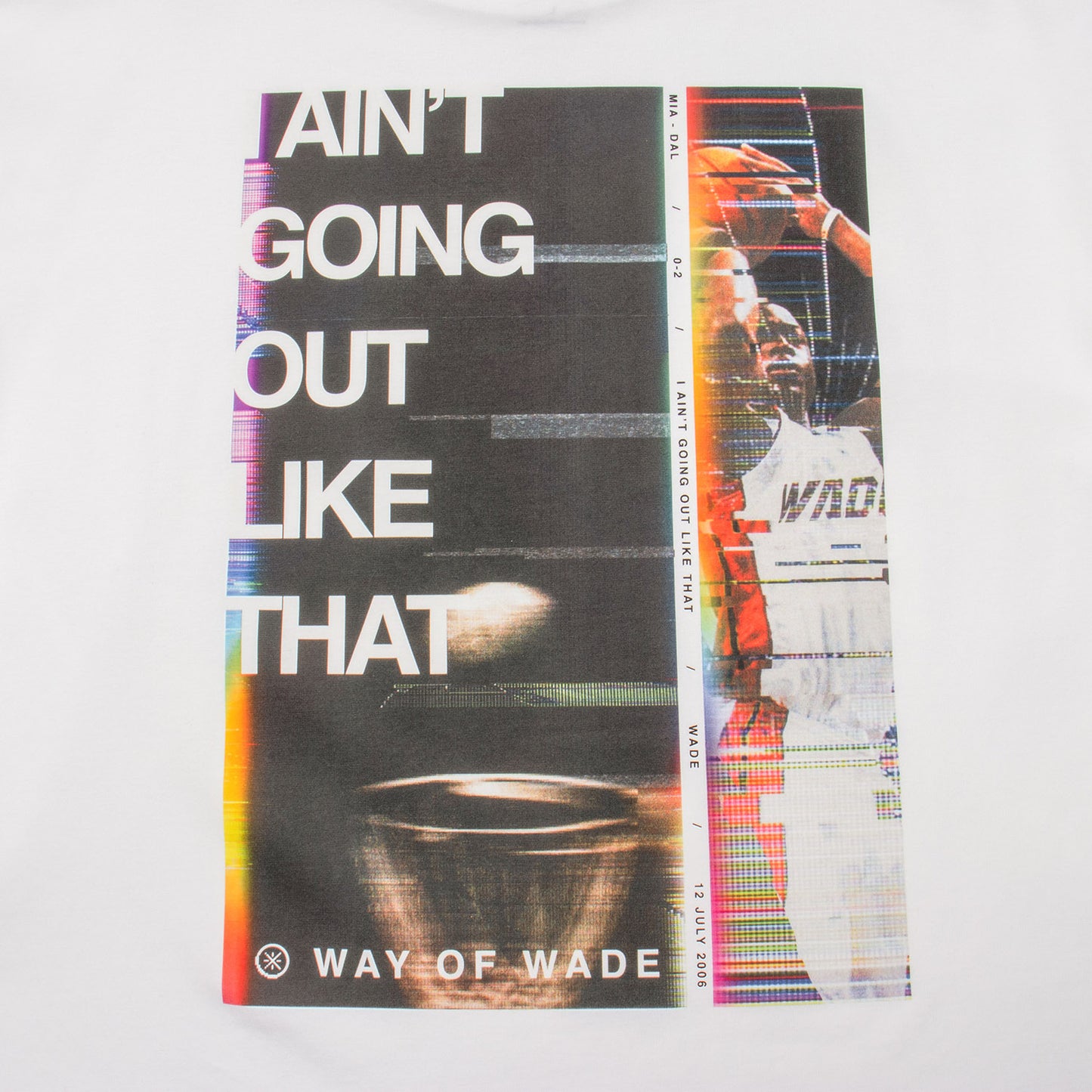 Basketball T-Shirt "Wade-Attitude" weiß - AHST323-2