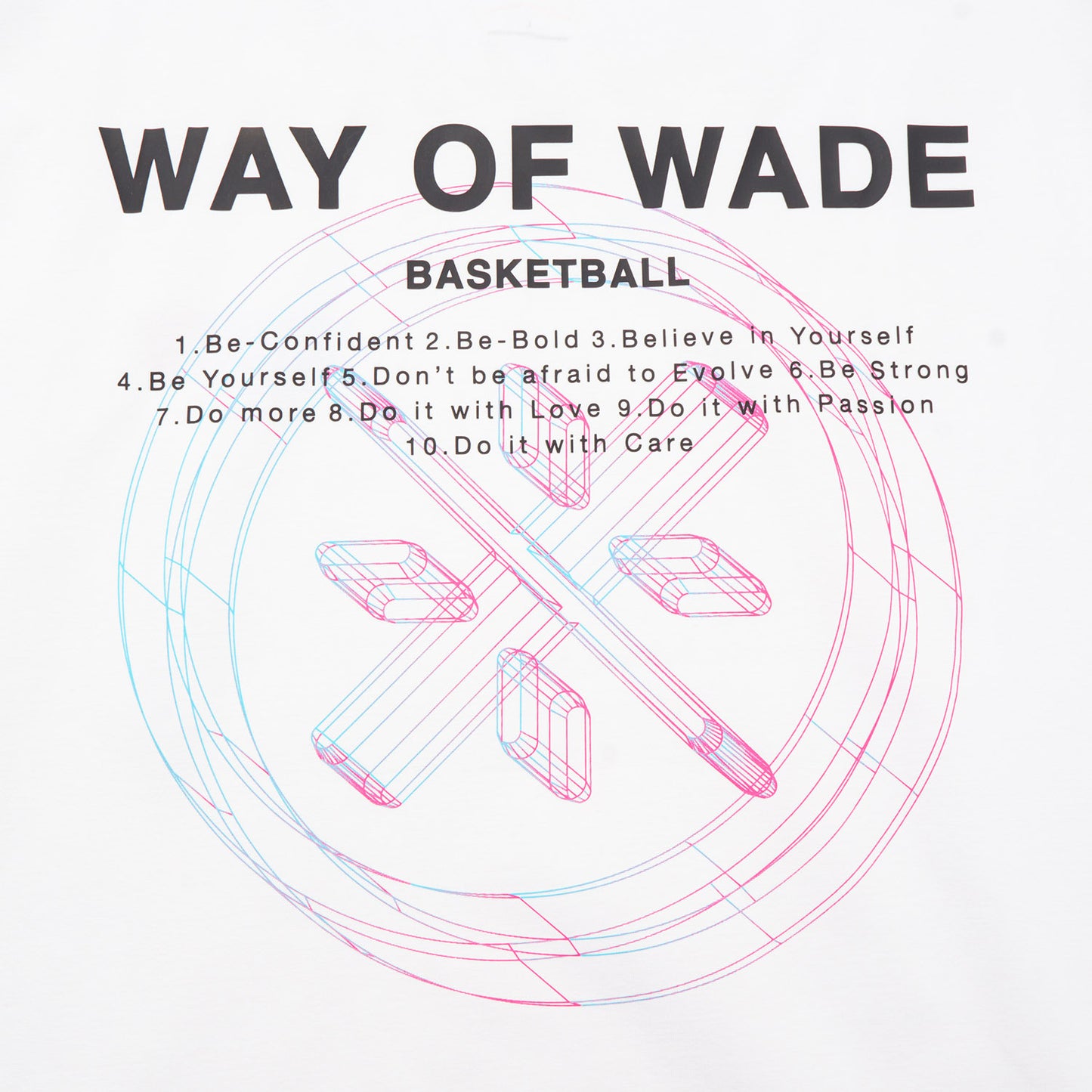 Basketball T-Shirt "Way of Wade" weiß - AHST333-2