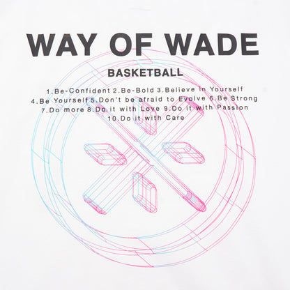 Basketball T-Shirt "Way of Wade" weiß - AHST333-2