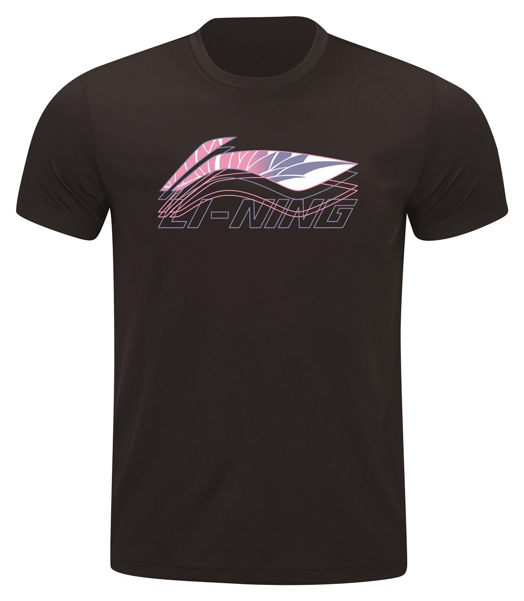 Kinder Sportshirt Team Line "Shiny Logo" schwarz - AHST350-1 
