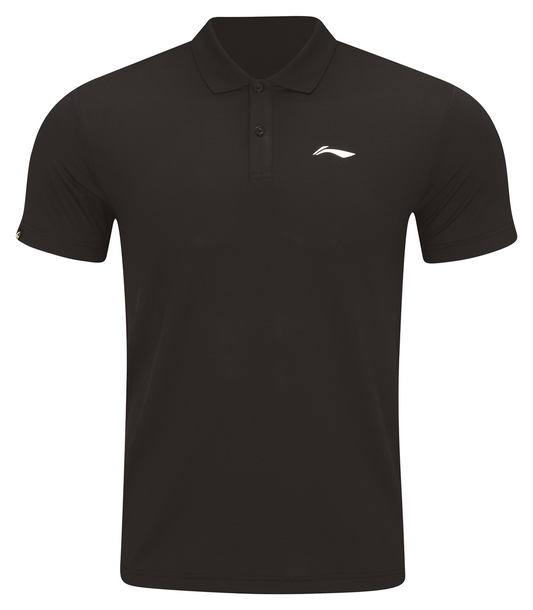 Mens Sports Polo Shirt Basic-P Black - APLR125-3