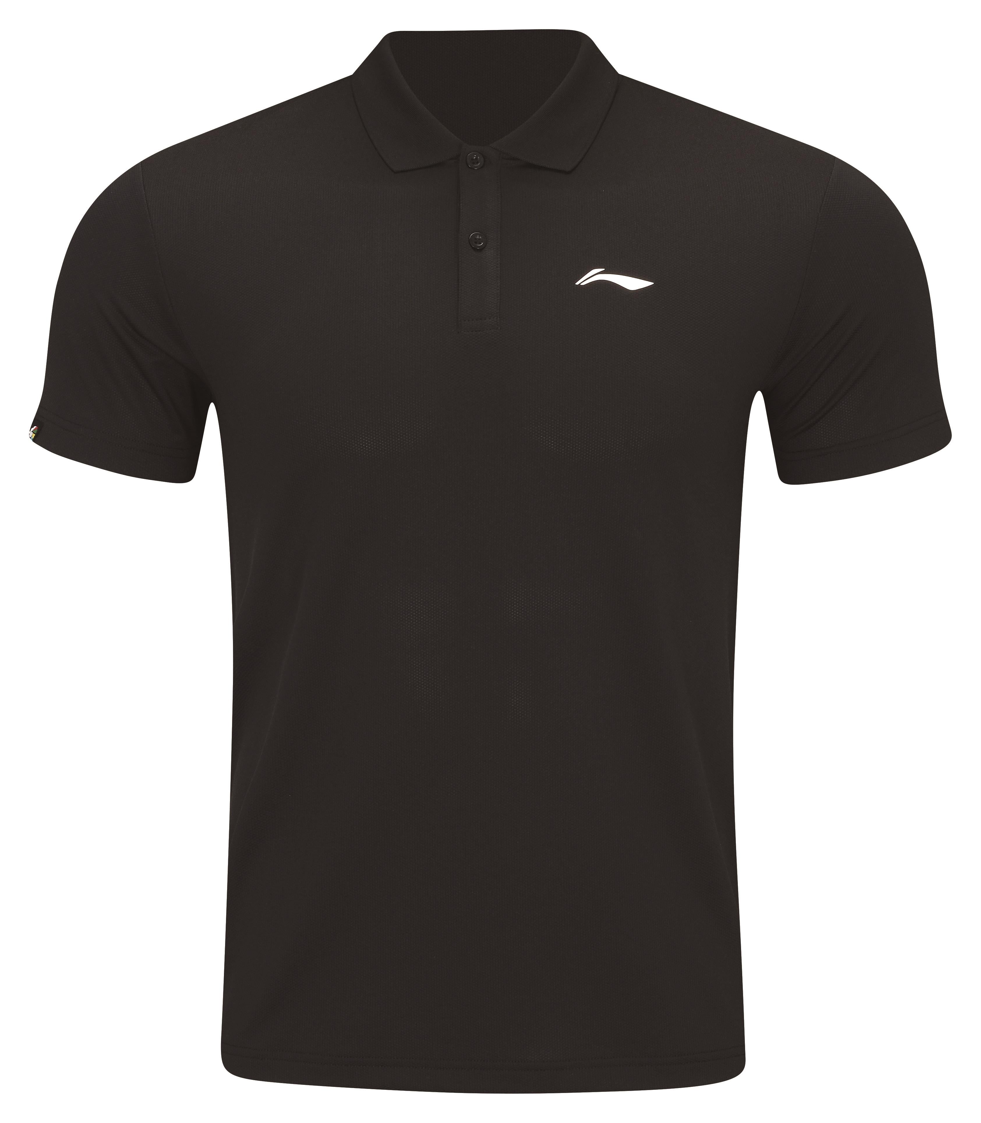 Herren Sport-Poloshirt Team-Line schwarz - APLR125-3