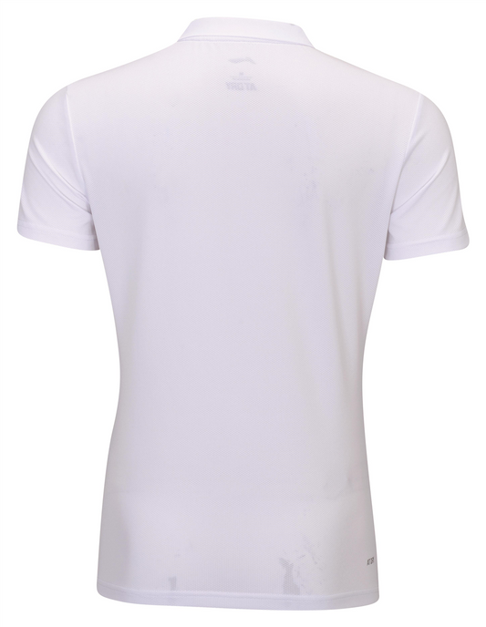 Women Sports Polo Shirt Team-Line White - APLR126-1