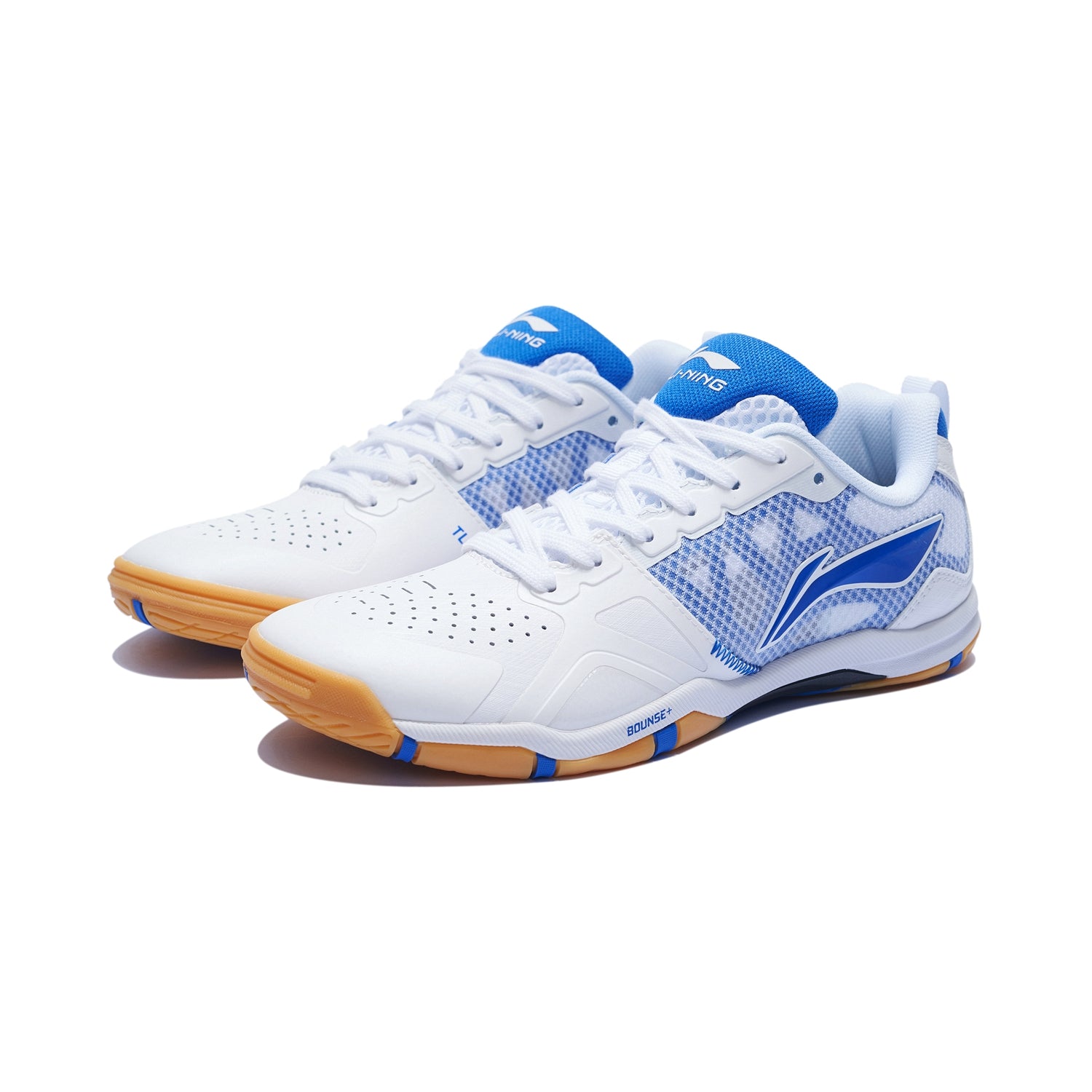 Unisex table tennis shoe Hawk Eye 2.0 Pro - white/blue - APPT009-1