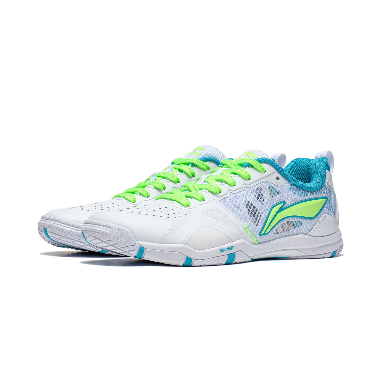 Unisex table tennis shoe Hawk Eye 2.0 Pro - white/light blue - APPT009-6