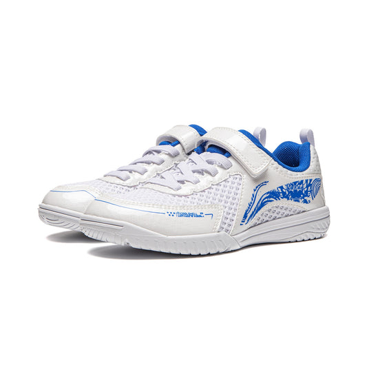 Kids Tabletennis Shoe Kylin 3.0 white/blue - APPU033-1