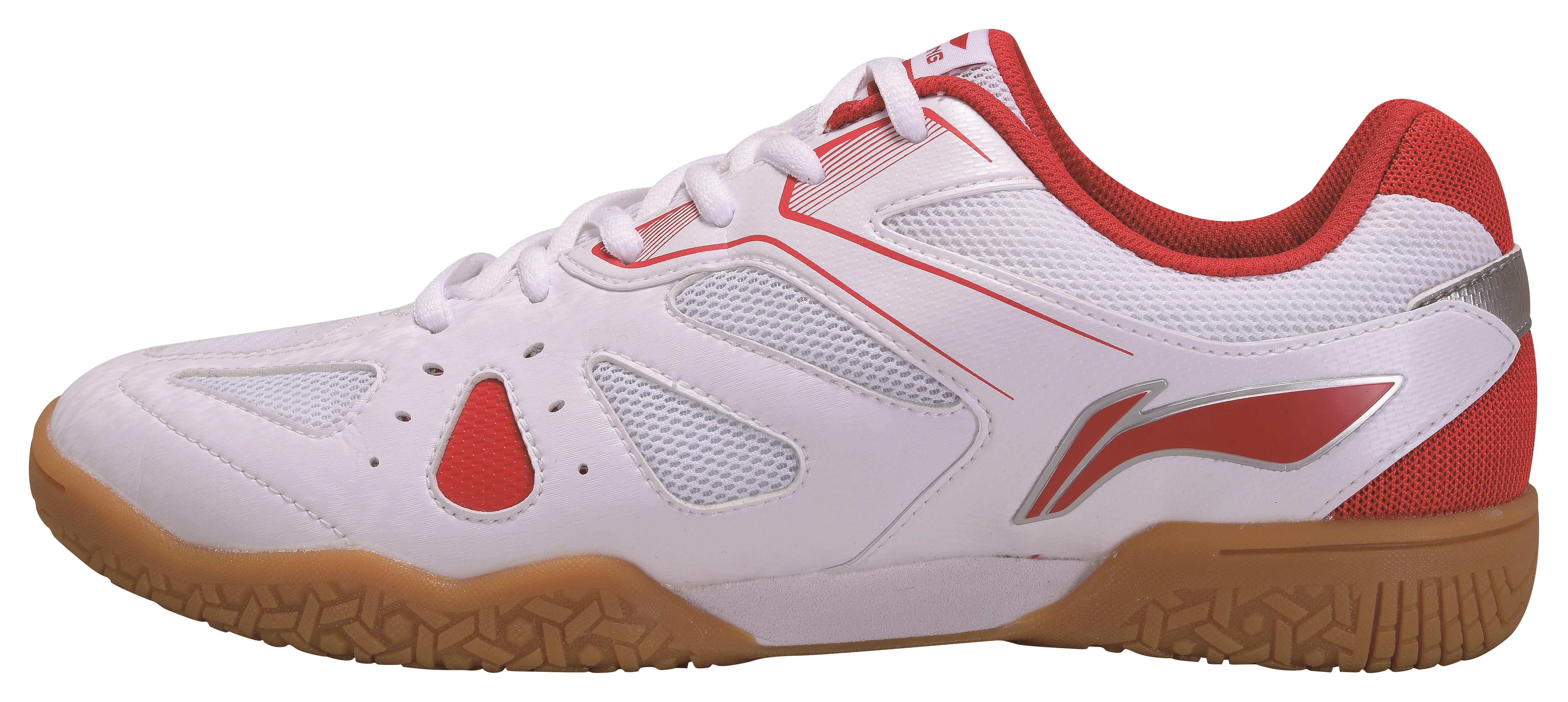 Herren Tischtennisschuh Hawk Eye - weiß/rot - APTP003-2