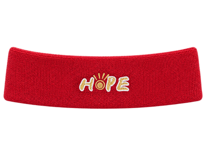 Wang Chuqin 'Hope' Stirnband - rot - AQAU043-4