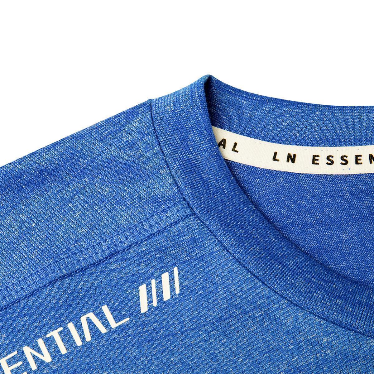 Herren Sportshirt blau-meliert - ATSQ201-3