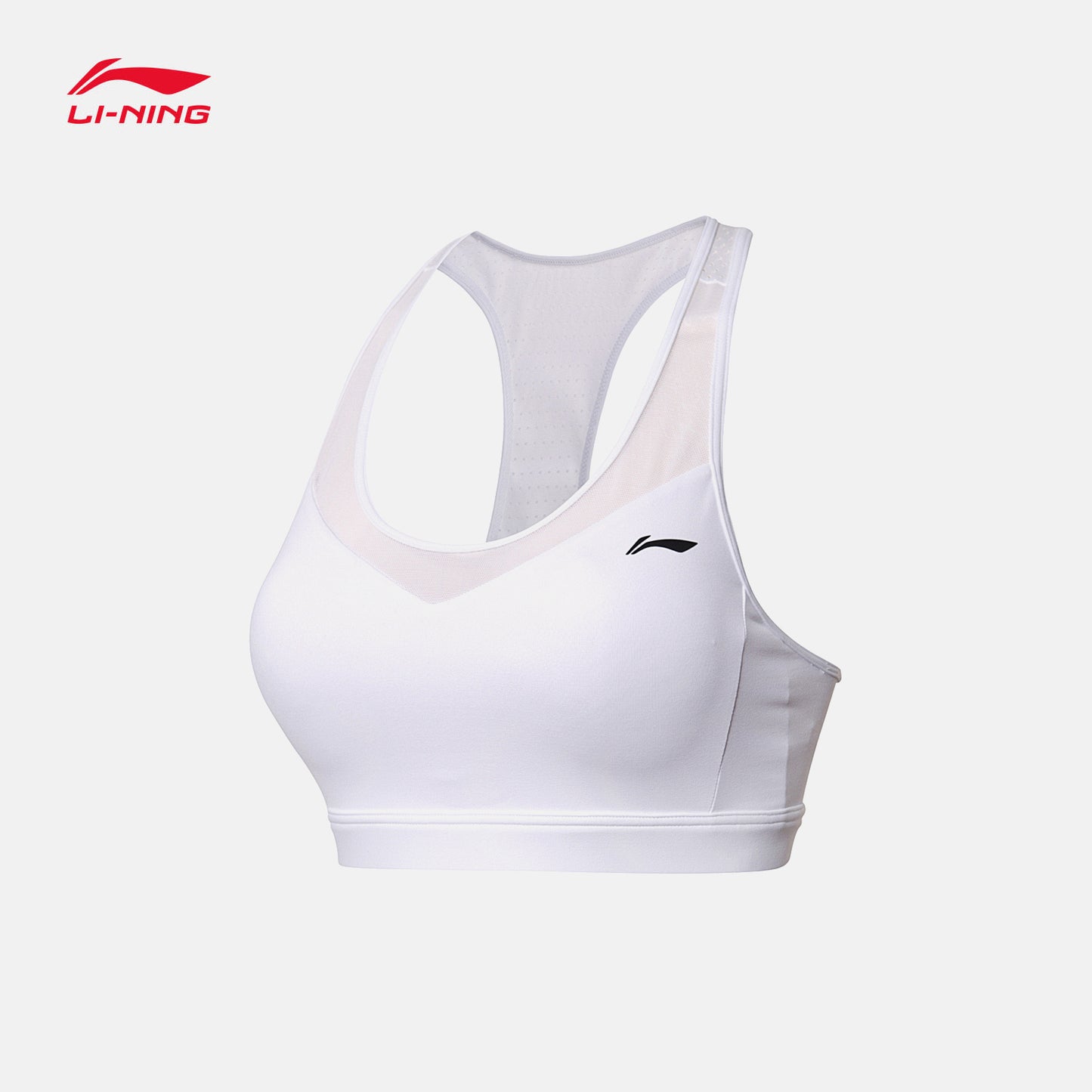 Klassischer Sport-BH weiß, Medium Support - AUBN036-3