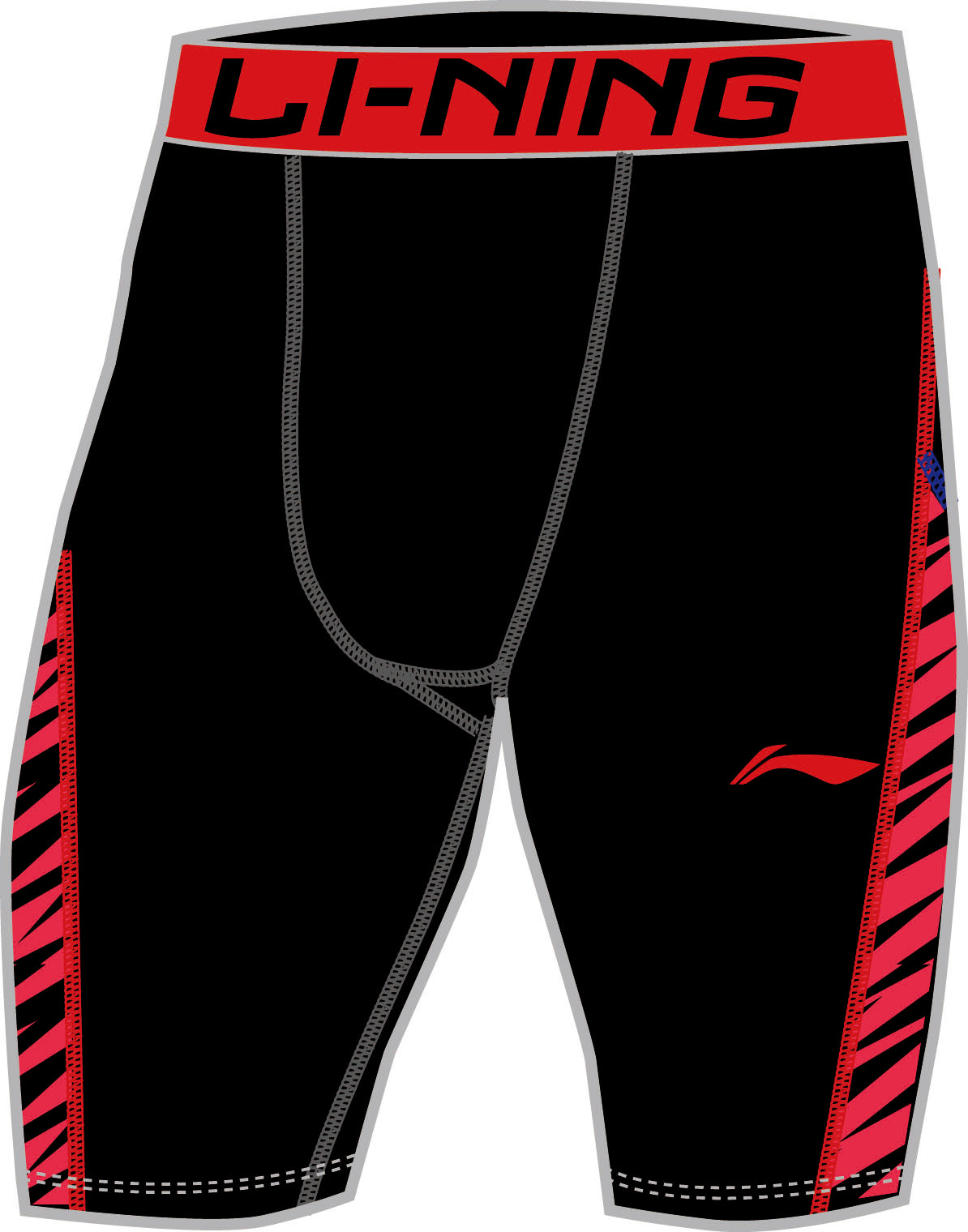 Underpants Tight Underpants "Tournament Shorts" red - AUSL019-2 3XL = XXL EU