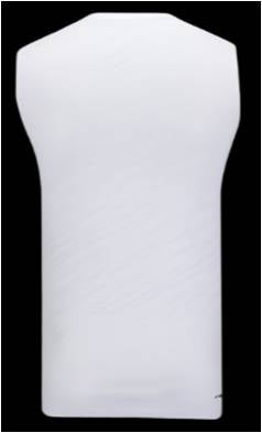 Men Sports tank top  "international Players" Fighter - white - AVSV021-2