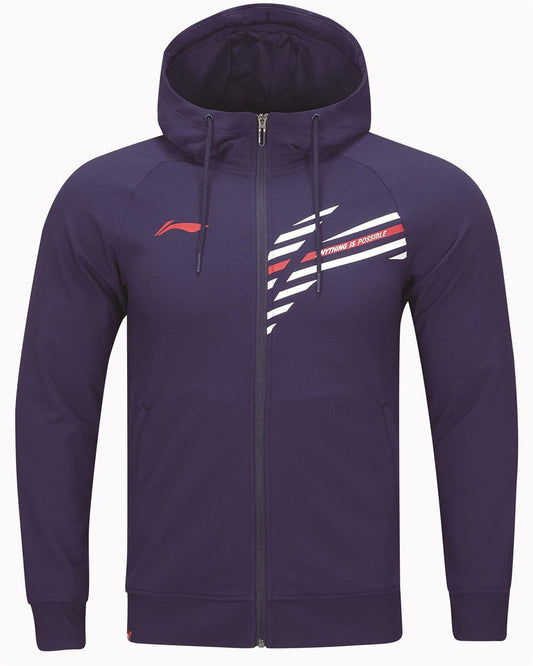 Herren Jacken-Hoody "Li-Ning Style" - blau - AWDT847-5