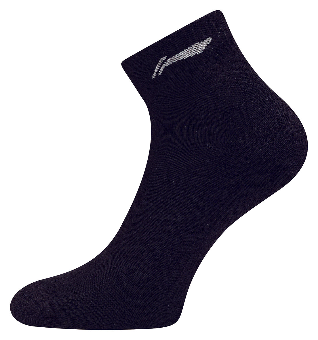 Unisex sports socks low-cut "Logo" black - AWSS445-1