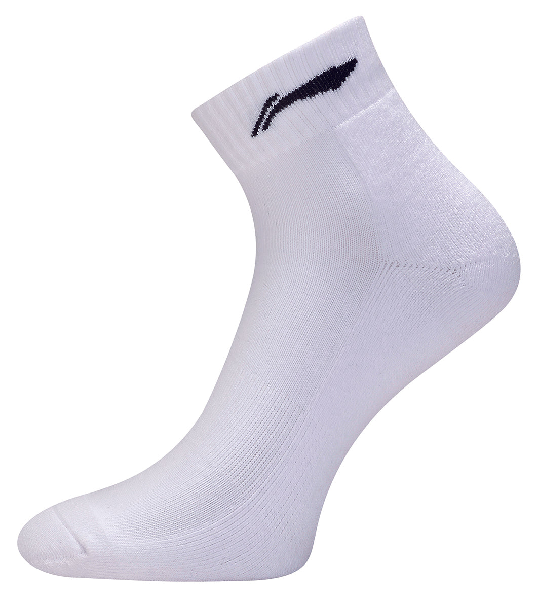 Unisex sports socks low-cut "Logo" white - AWSS445-2