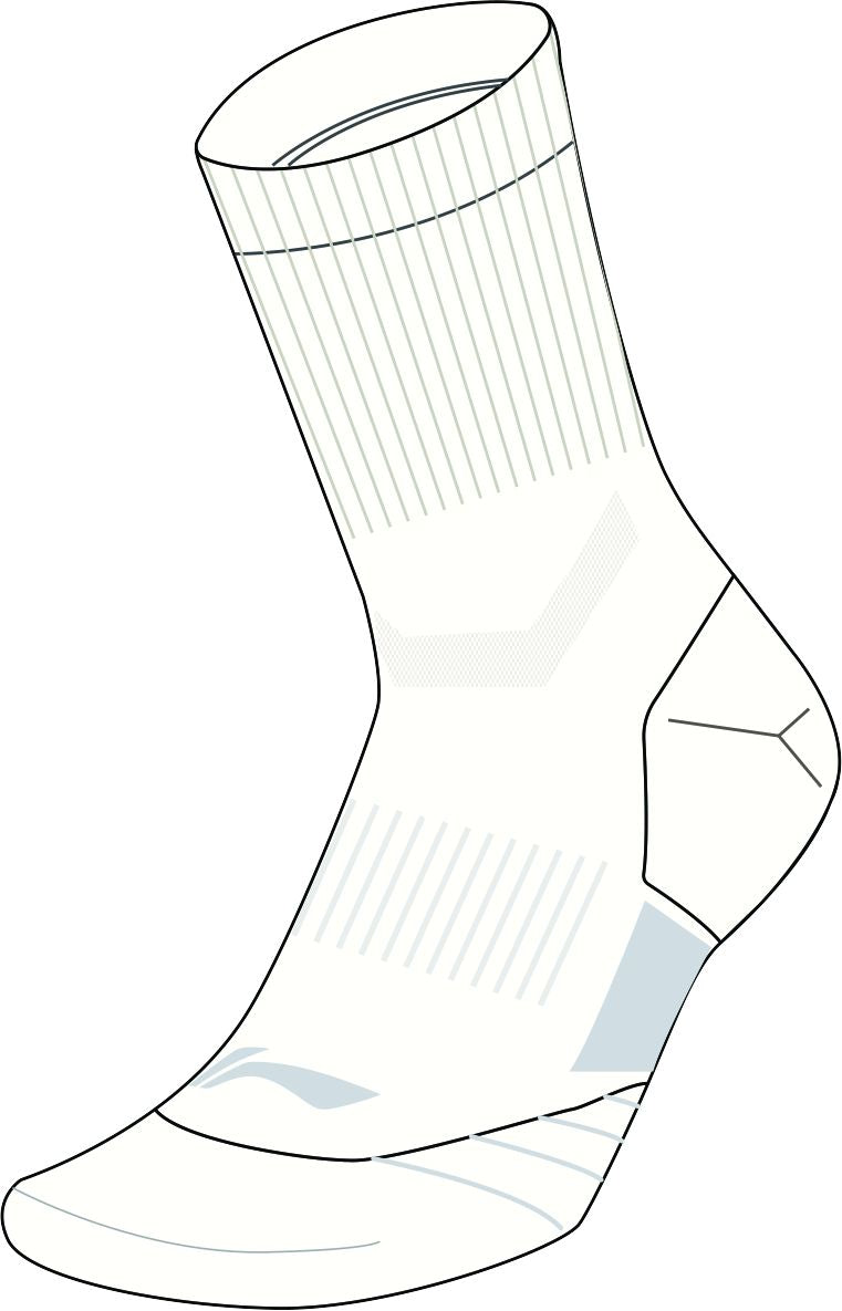 Unisex sports socks quarter "Essential" white - AWST017-2