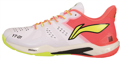 Unisex Badmintonshoe Wolke - white/red - AYAS028-4