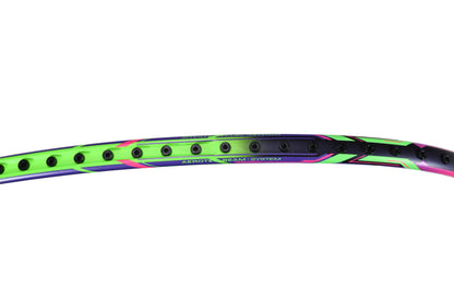 Badmintonschläger Lightning 3000 unbespannt Grün-Violett - AYPQ136-1