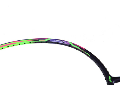 Badmintonschläger Lightning 3000 unbespannt Grün-Violett - AYPQ136-1