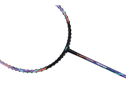 Badmintonschläger Lightning 3000 unbespannt Orange-Schwarz - AYPQ142-1