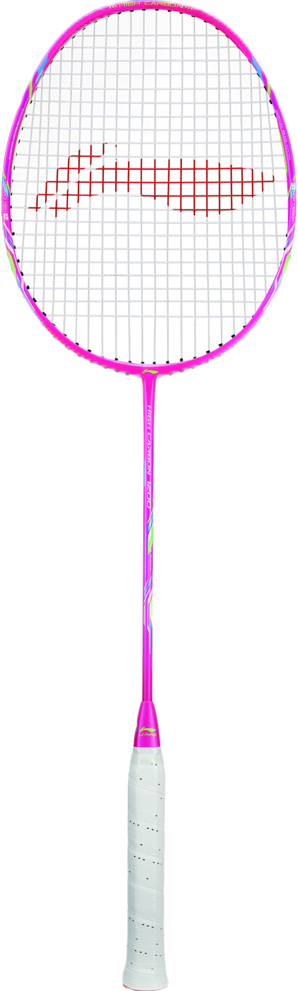 Badmintonschläger High Carbon HC1200 rosa bespannt - AYPT479-4