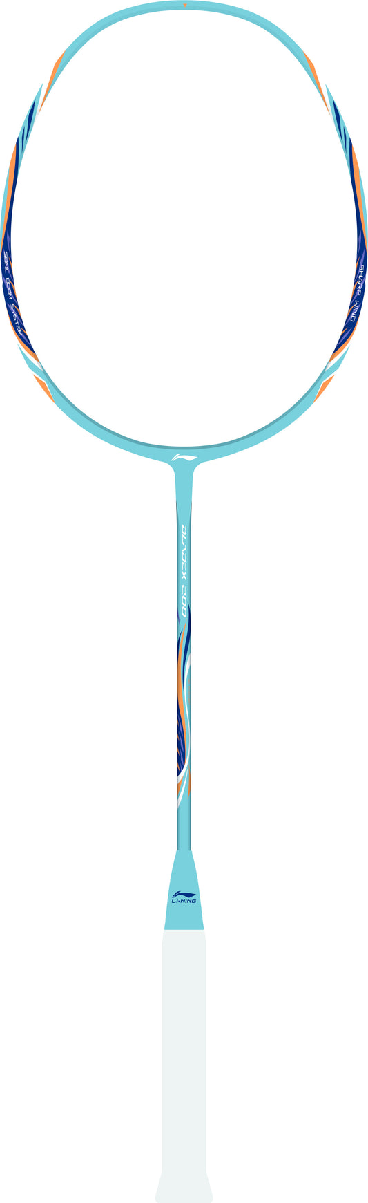 Badmintonracket BladeX 100 (5U) black/blue strung - AYPV041-50