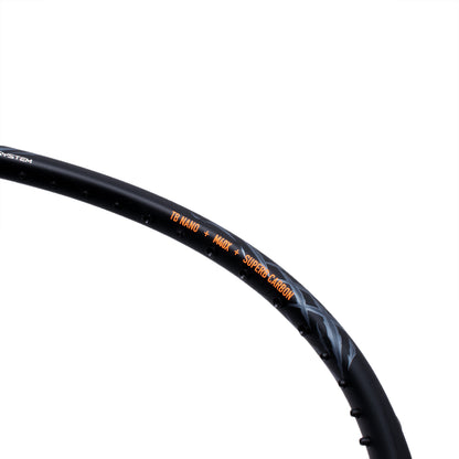 Badmintonschläger AXFORCE 70 (4U) Black/Silver - unbespannt - AYPT047-1/AYPT277-4