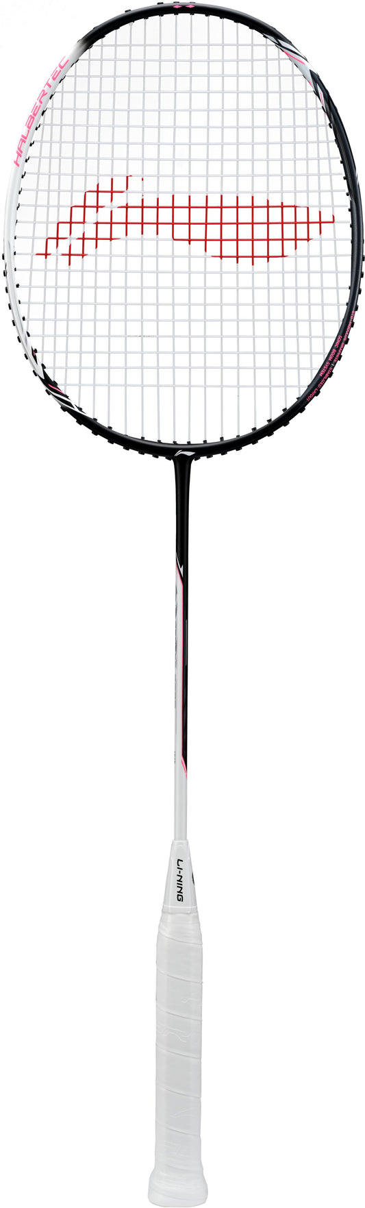 Badmintonschläger HalberTec 2000 (4U) white/black- bespannt  - AYPT377-40