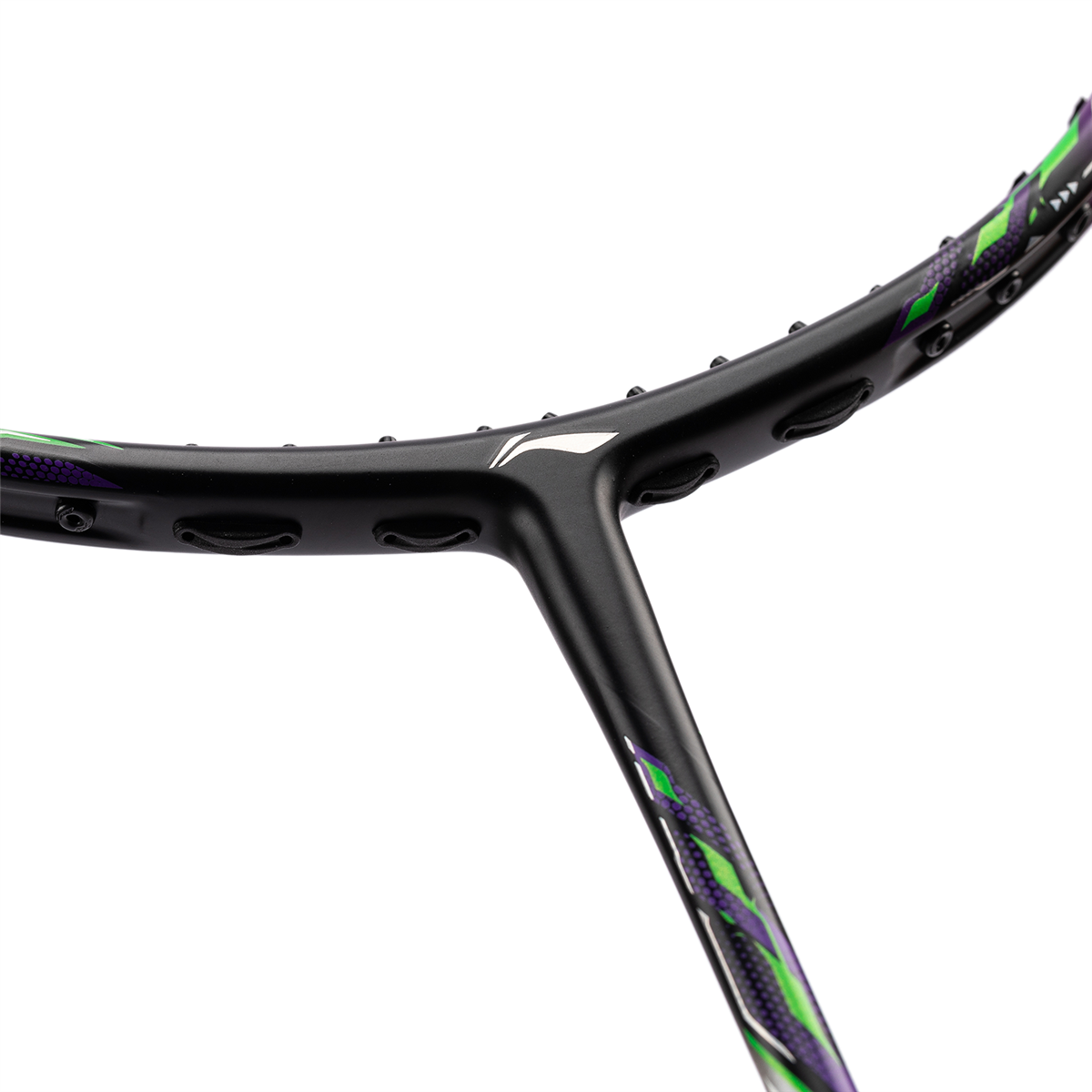 Badmintonschläger HalberTec 9000 (3U) - Grün/Lila - unbespannt  - AYPU021-3
