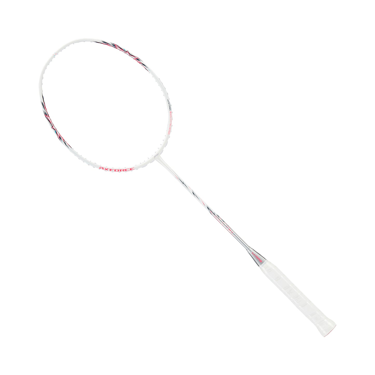 Badmintonschläger AXFORCE BIGBANG (4U) weiß/pink - unbespannt - AYPU051-4