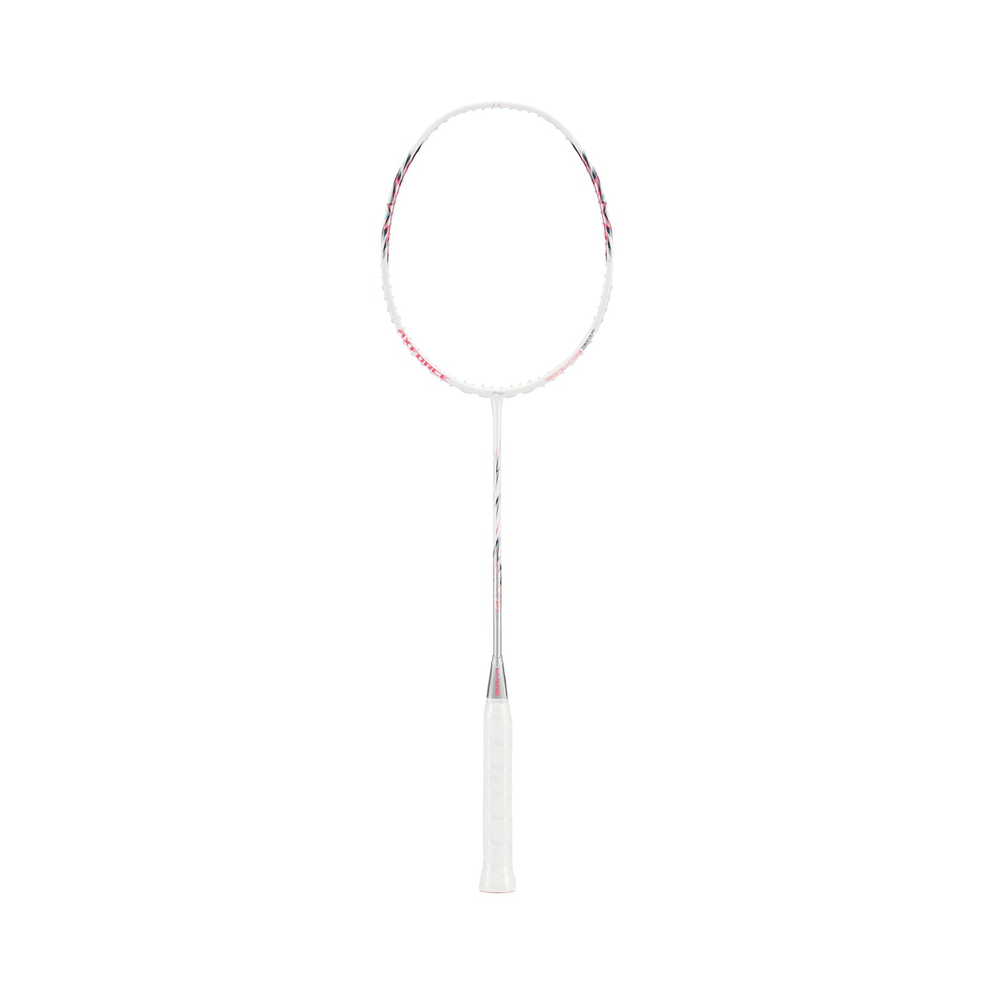 Badmintonschläger AXFORCE BIGBANG (4U) weiß/pink - unbespannt - AYPU051-4