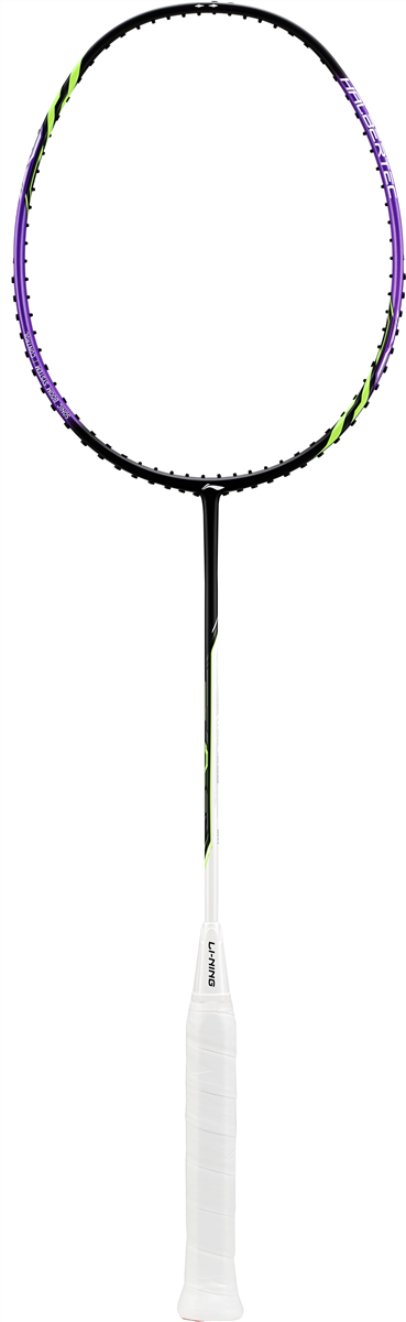 Badmintonracket HalberTec 1000 (5U) black/purple strung  - AYPV021-50