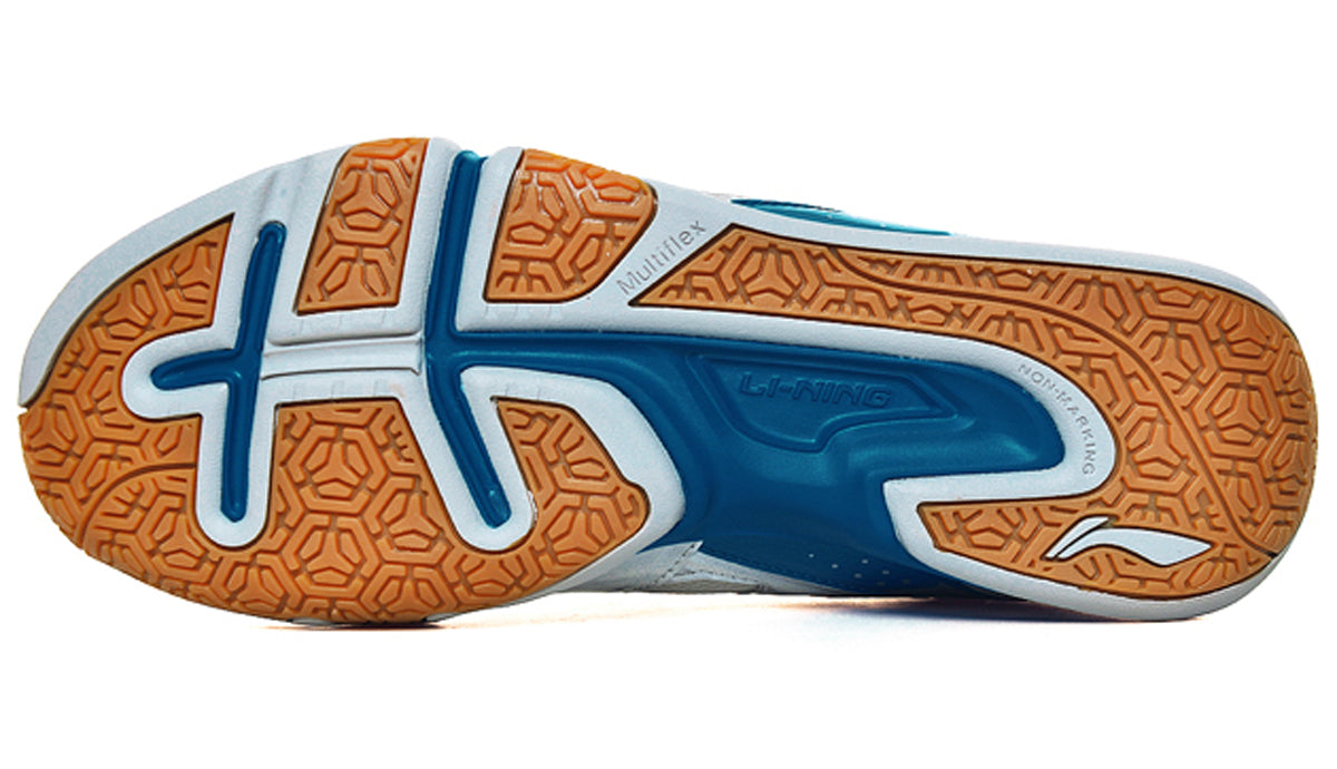 Herren Badmintonschuh "Saga" light silber - AYTS071-2