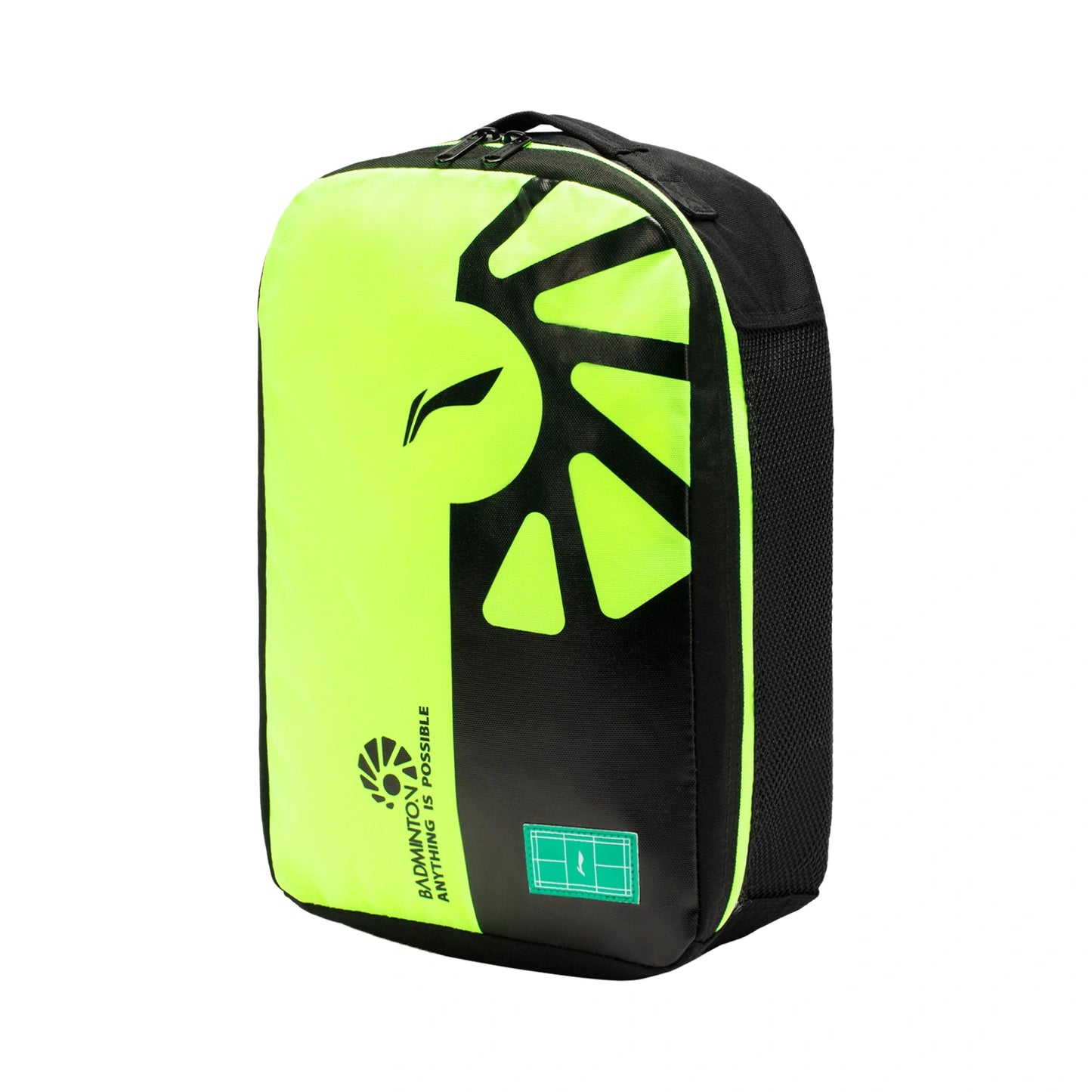 Shoe bag half round green - ABLS029-3