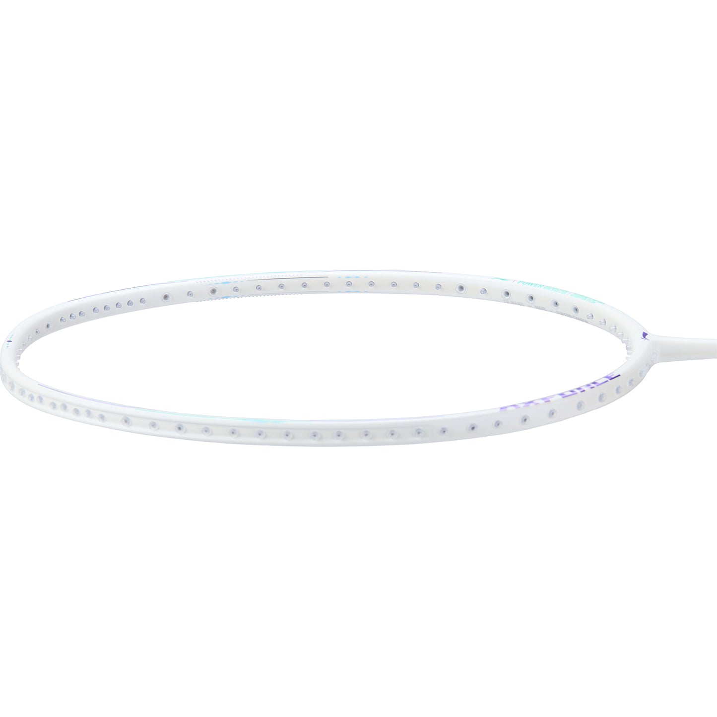 Badmintonschläger AXFORCE 80 (5U) weiß unbespannt - AYPV035-5