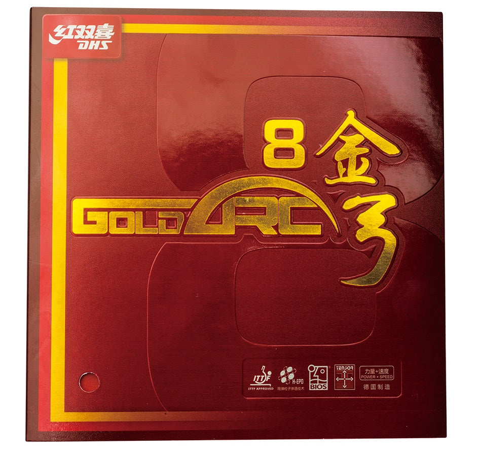 DHS GOLD ARC 8 47,5 (europäische härte) 1,9 schwarz - DXDM009-5