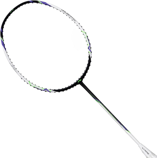 Badmintonschläger HalberTec Motor (4U) schwarz/weiß - unbespannt  - AYPU073-4