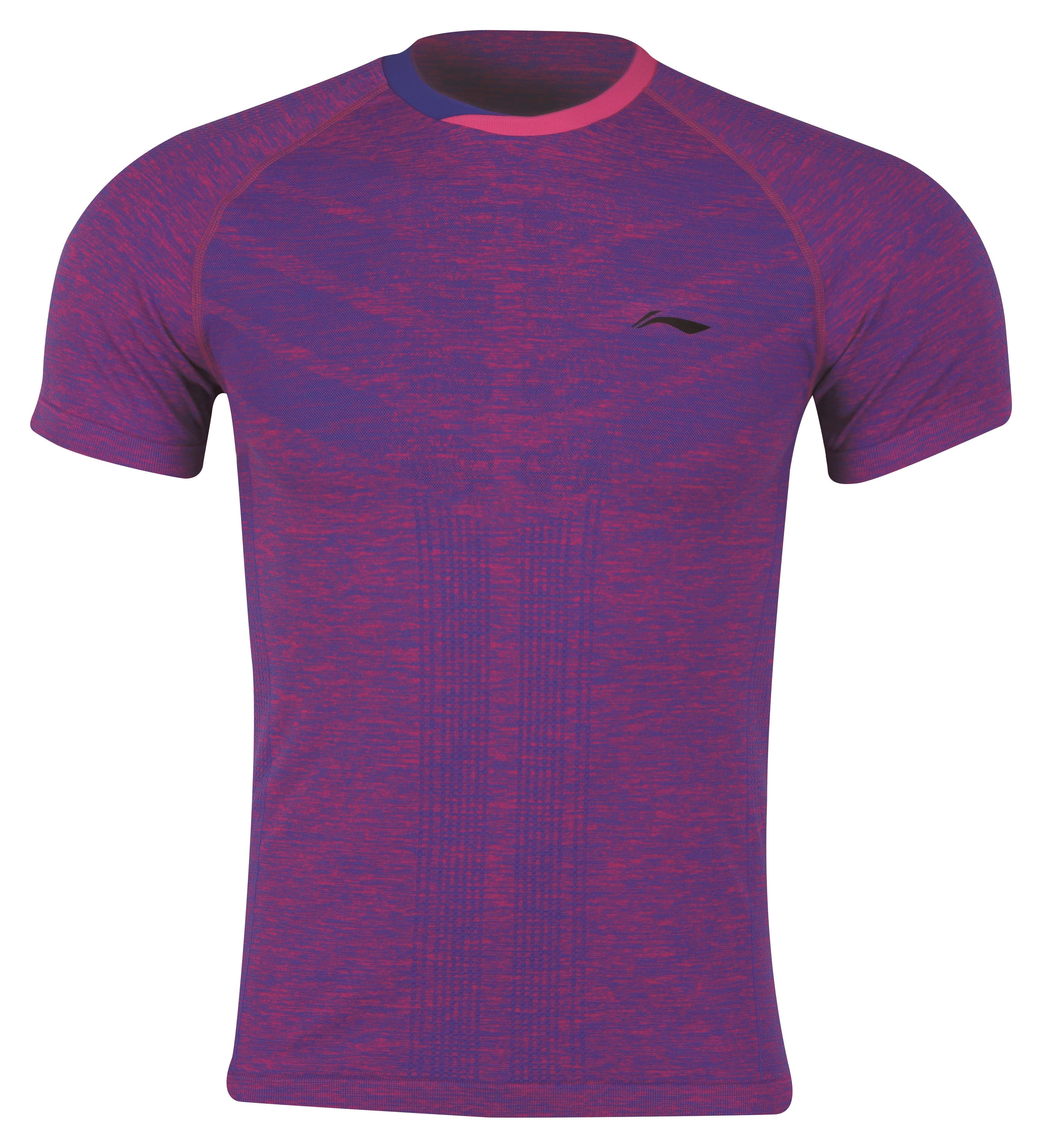 Herren Sportshirt Velocity Purple Men - AAYN263-1