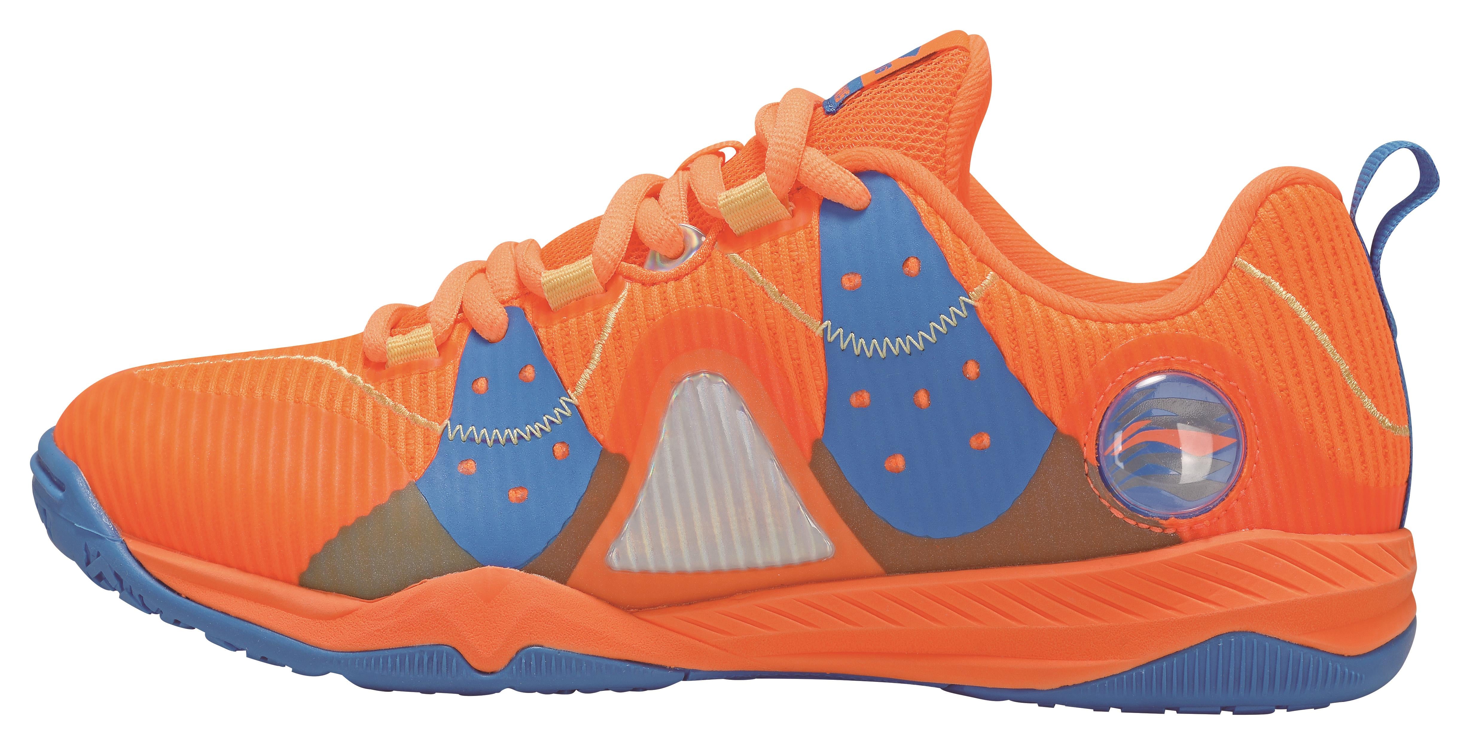 Professional Men's Table Tennis Shoe Mountains - Orange-Blue - APPR017-2