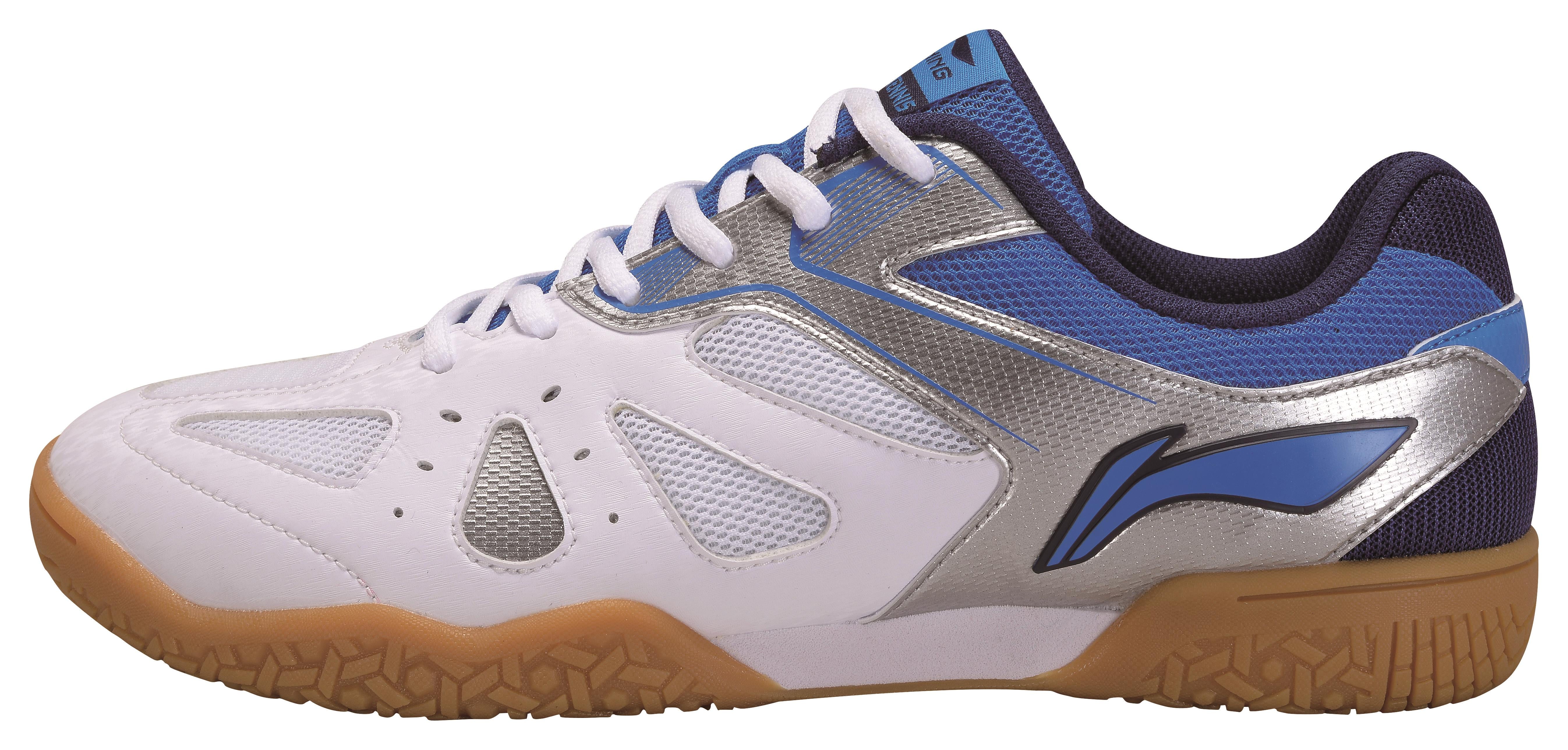 Men's table tennis shoe Hawk Eye - white/blue - APTP003-1