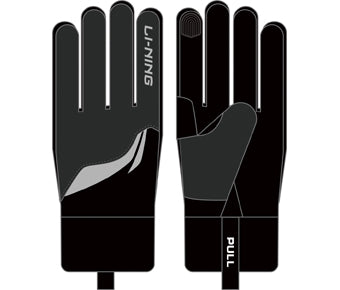 Unisex sports gloves "Movement" black - ASGS037-1