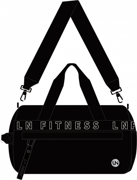 Sporttasche Duffle Bag "LN Fitness" schwarz - ABLS169-1