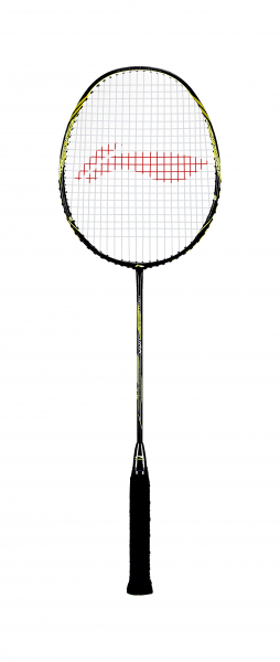 Badmintonschläger High Carbon HC1100 schwarz-orange bespannt - AYPM014-3
