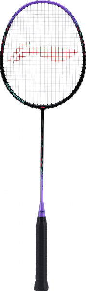 Badmintonschläger AXFORCE 9 bespannt schwarz/lila - AYPS077-1