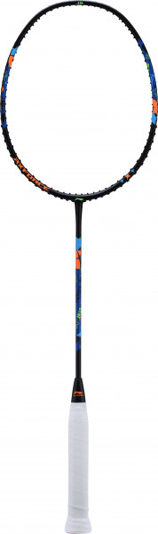 Badmintonschläger AXFORCE JR bespannt schwarz/blau - AYPS085-1