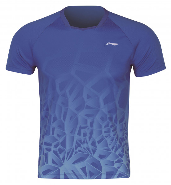 Herren Competition Shirt Team Wear Kristall Blau - AAYQ081-4