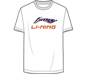 Unisex Sport T-Shirt Logo weiß - AHSQ451-1