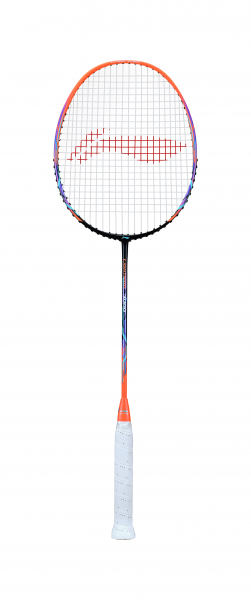 Badmintonschläger Lightning 3000 bespannt Orange-Schwarz - AYPQ142-3